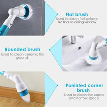 Load image into Gallery viewer, Electric Spin Scrubber Brush Set - Battery Operated Floor Cleaner
