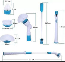 Charger l&#39;image dans la galerie, Electric Spin Scrubber Brush Set - Battery Operated Floor Cleaner
