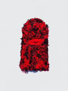 "Red Camo" Distressed Balaclava Mask